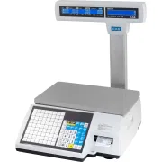 Торговые весы CAS CL5000J-IP со стойкой и печатью этикеток
